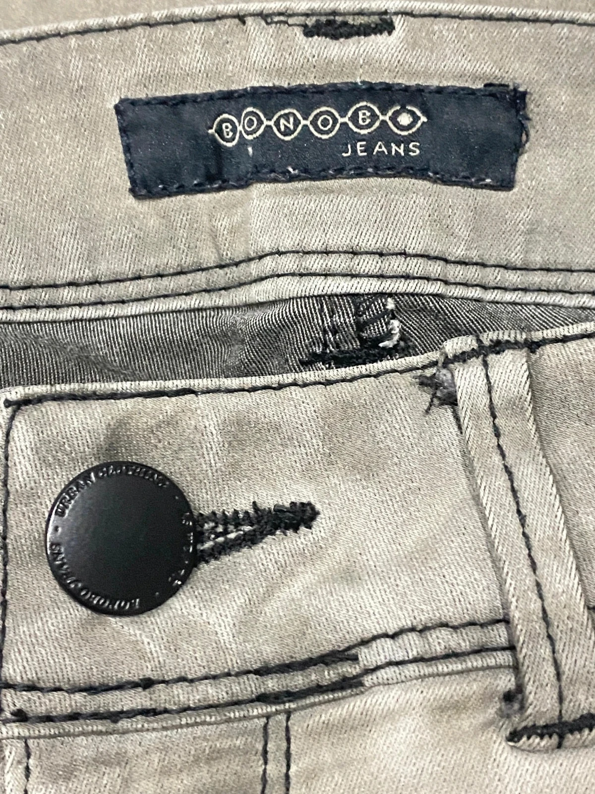 Pantalón de mezclilla gris slim skinny para mujer Bonobo Jeans Talla XS/S 👖 – photo 6